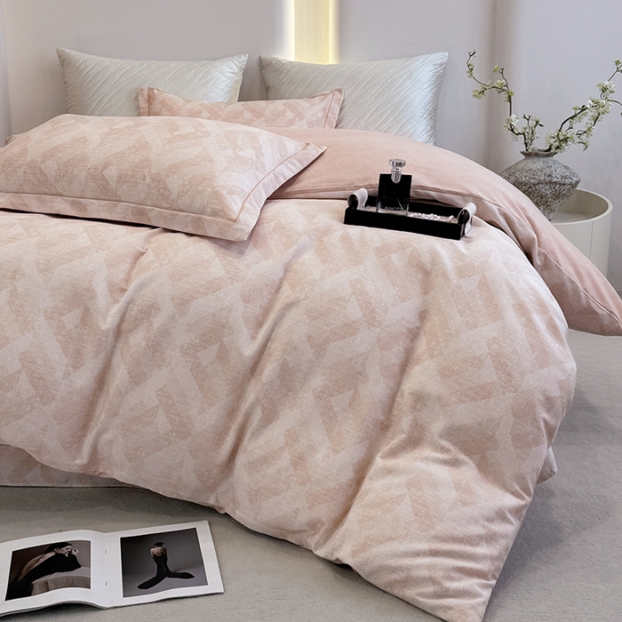 91家纺网 家纺一手货源 找家纺 遇安家纺 2026新款全棉活性印花四件套 维纳斯