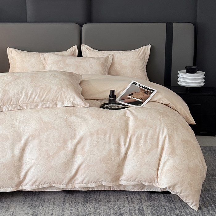 91家纺网 家纺一手货源 找家纺 遇安家纺 2026新款全棉活性印花四件套 香岛巴黎