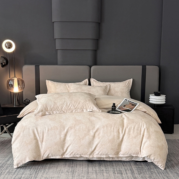 91家纺网 家纺一手货源 找家纺 遇安家纺 2026新款全棉活性印花四件套 香岛巴黎