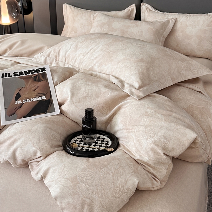 91家纺网 家纺一手货源 找家纺 遇安家纺 2026新款全棉活性印花四件套 香岛巴黎