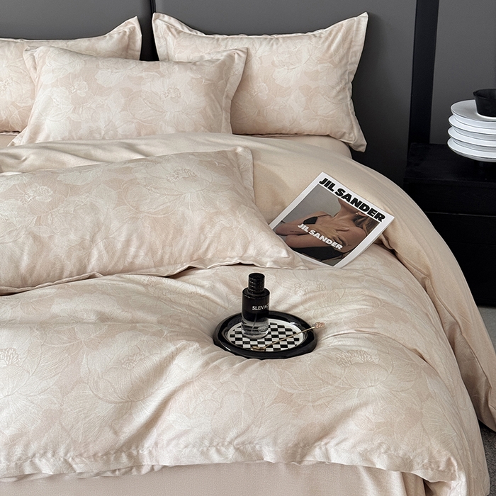 91家纺网 家纺一手货源 找家纺 遇安家纺 2026新款全棉活性印花四件套 香岛巴黎