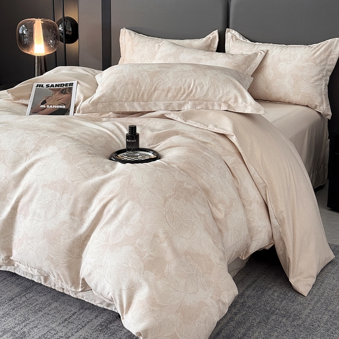 91家纺网 家纺一手货源 找家纺 遇安家纺 2026新款全棉活性印花四件套 香岛巴黎