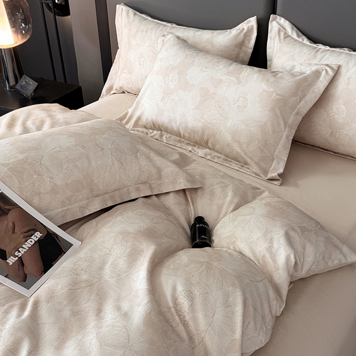 91家纺网 家纺一手货源 找家纺 遇安家纺 2026新款全棉活性印花四件套 香岛巴黎