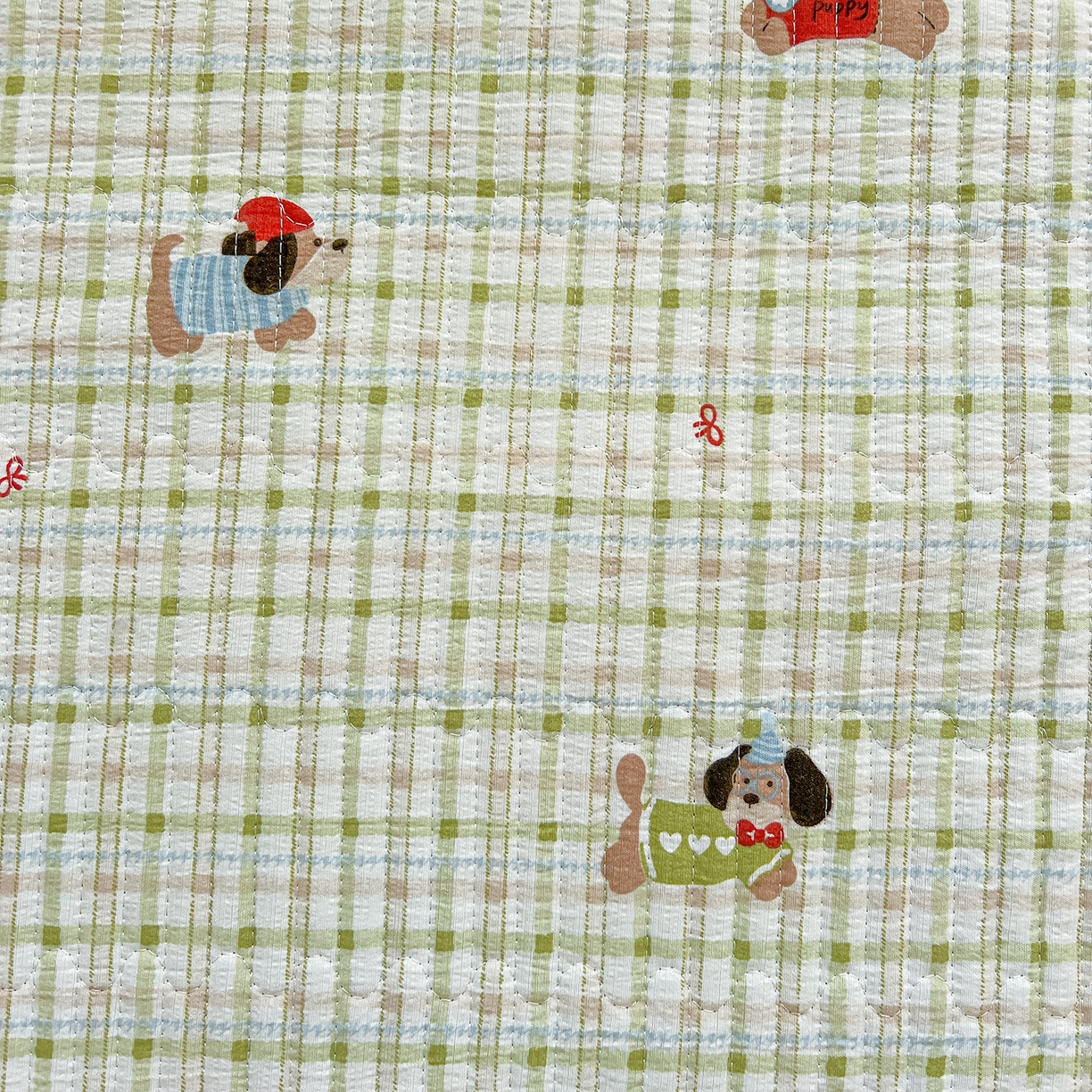 91家纺网 家纺一手货源 找家纺 恒尚居 2026新款双层纱牛奶绒床垫床褥子云感夹棉床单软床垫-秋冬款-链接二 大笨狗