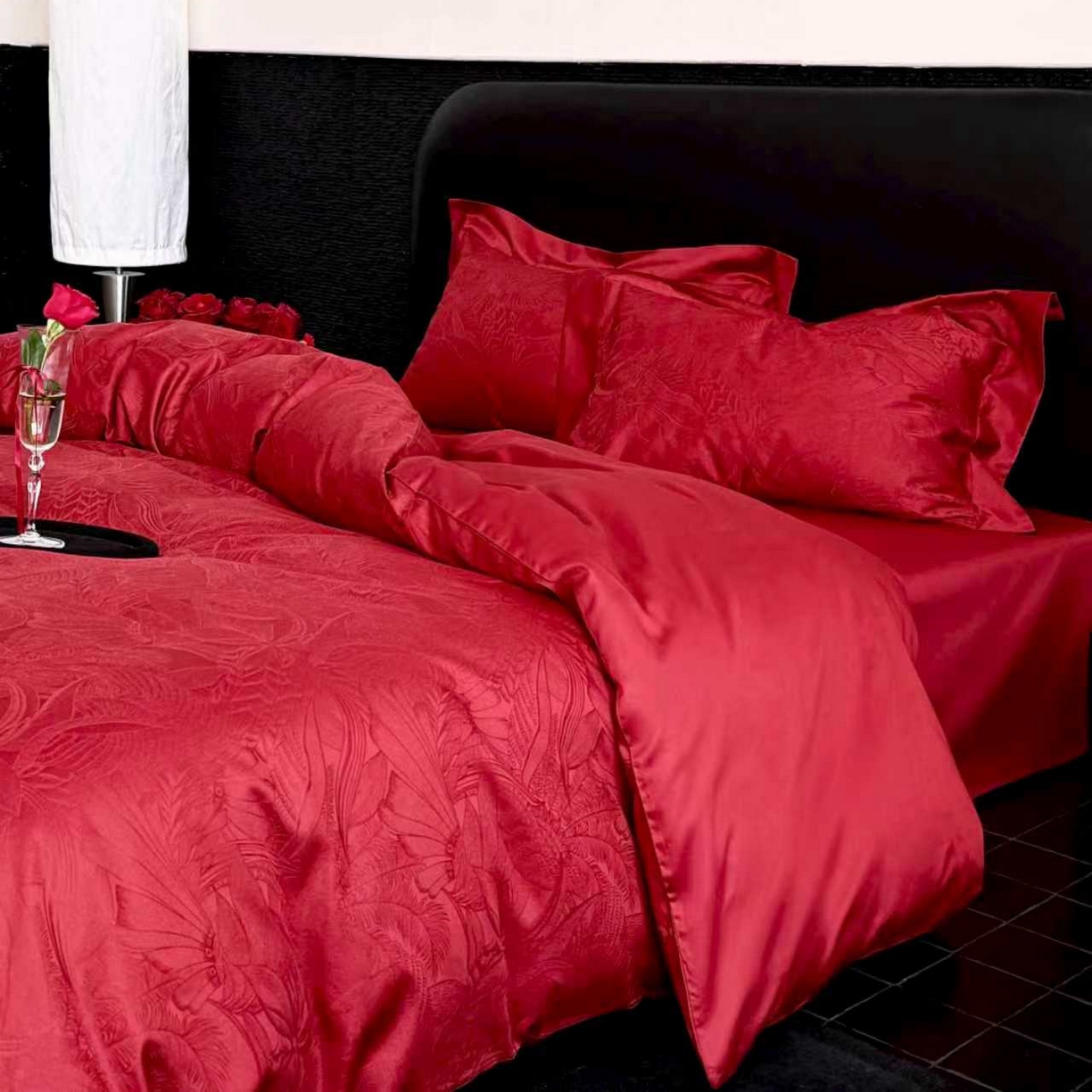 91家纺网 家纺一手货源 找家纺 （总）鹿班家居 2026春季新品100S长绒棉精美提花系列——栖木里（标准会员-20元）