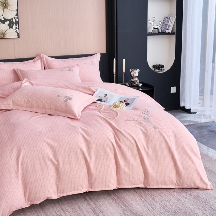 91家纺网 家纺一手货源 找家纺 （总）喜四方 2026年新款加厚全棉印花加绣花四件套