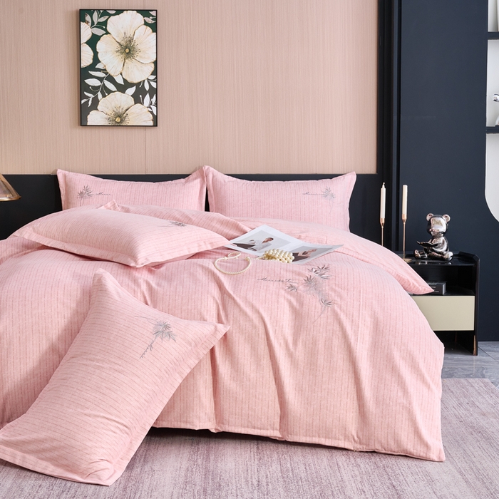 91家纺网 家纺一手货源 找家纺 （总）喜四方 2026年新款加厚全棉印花加绣花四件套