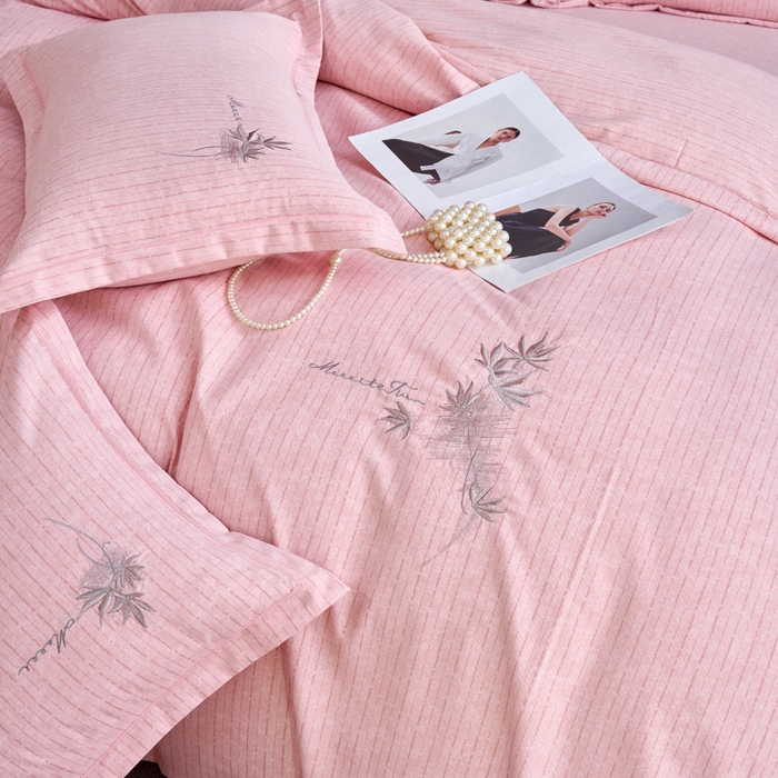 91家纺网 家纺一手货源 找家纺 （总）喜四方 2026年新款加厚全棉印花加绣花四件套