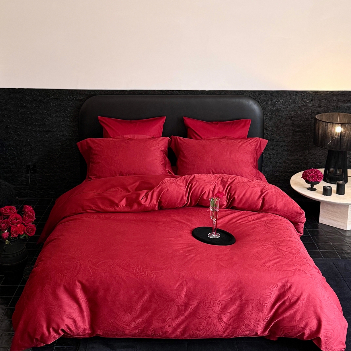 91家纺网 家纺一手货源 找家纺 （总）鹿班家居 2026春季新品100S长绒棉精美提花系列——栖木里（标准会员-20元）