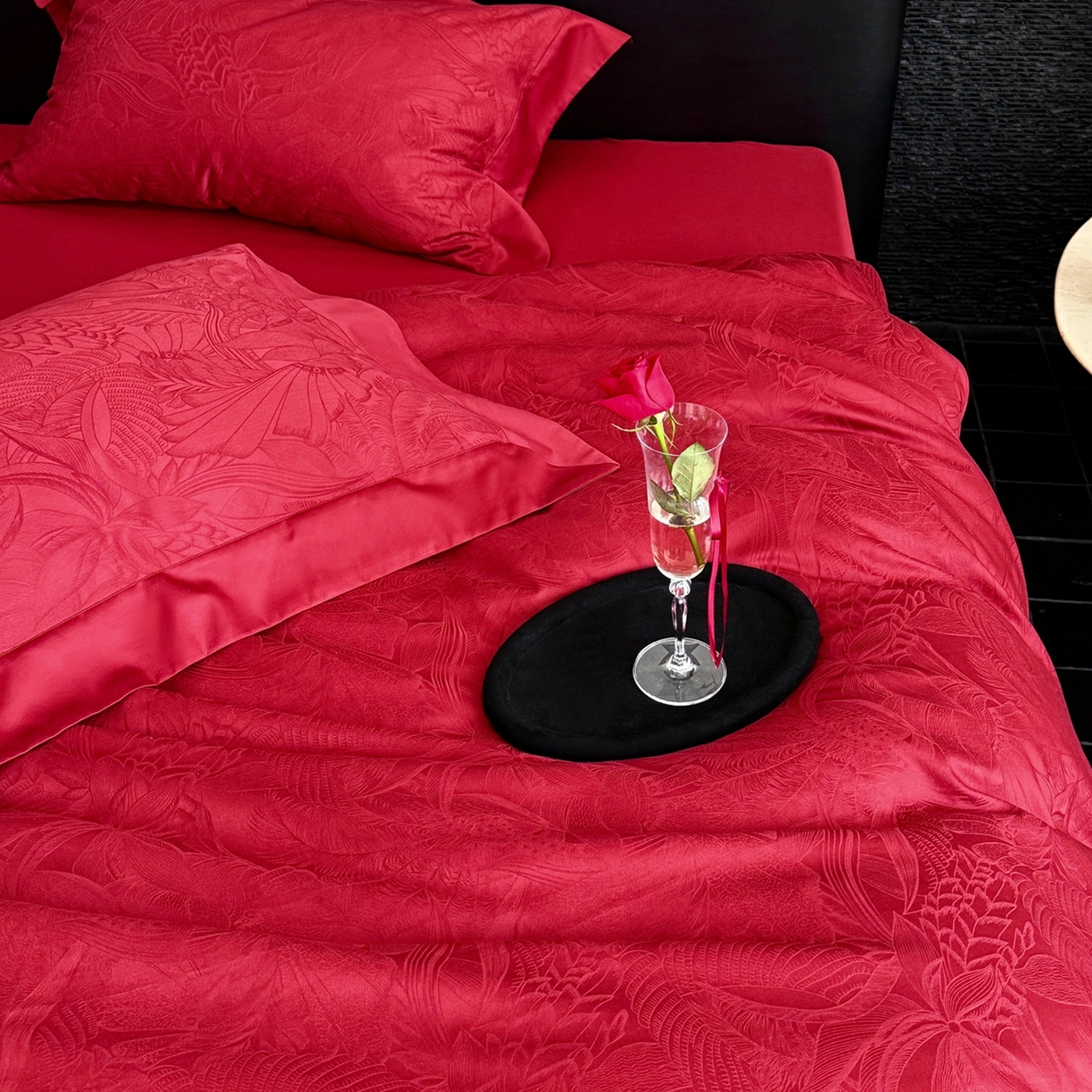 91家纺网 家纺一手货源 找家纺 （总）鹿班家居 2026春季新品100S长绒棉精美提花系列——栖木里（标准会员-20元）