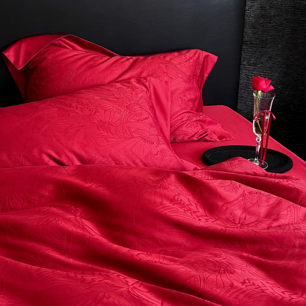 91家纺网 家纺一手货源 找家纺 （总）鹿班家居 2026春季新品100S长绒棉精美提花系列——栖木里（标准会员-20元）