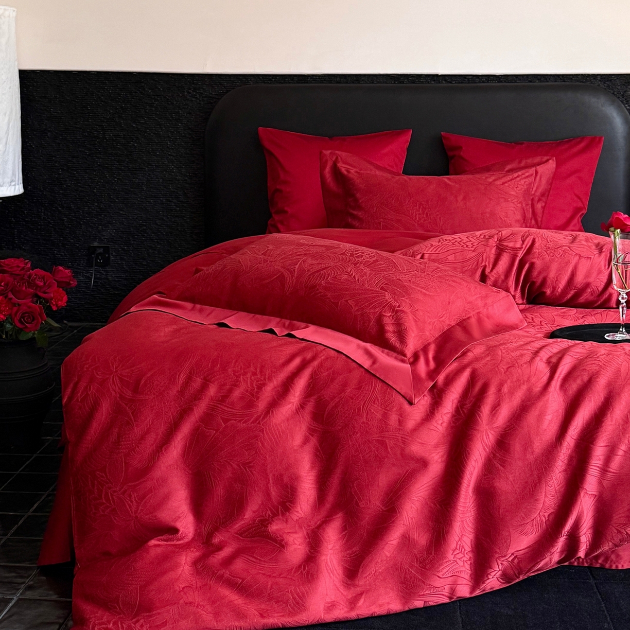 91家纺网 家纺一手货源 找家纺 （总）鹿班家居 2026春季新品100S长绒棉精美提花系列——栖木里（标准会员-20元）