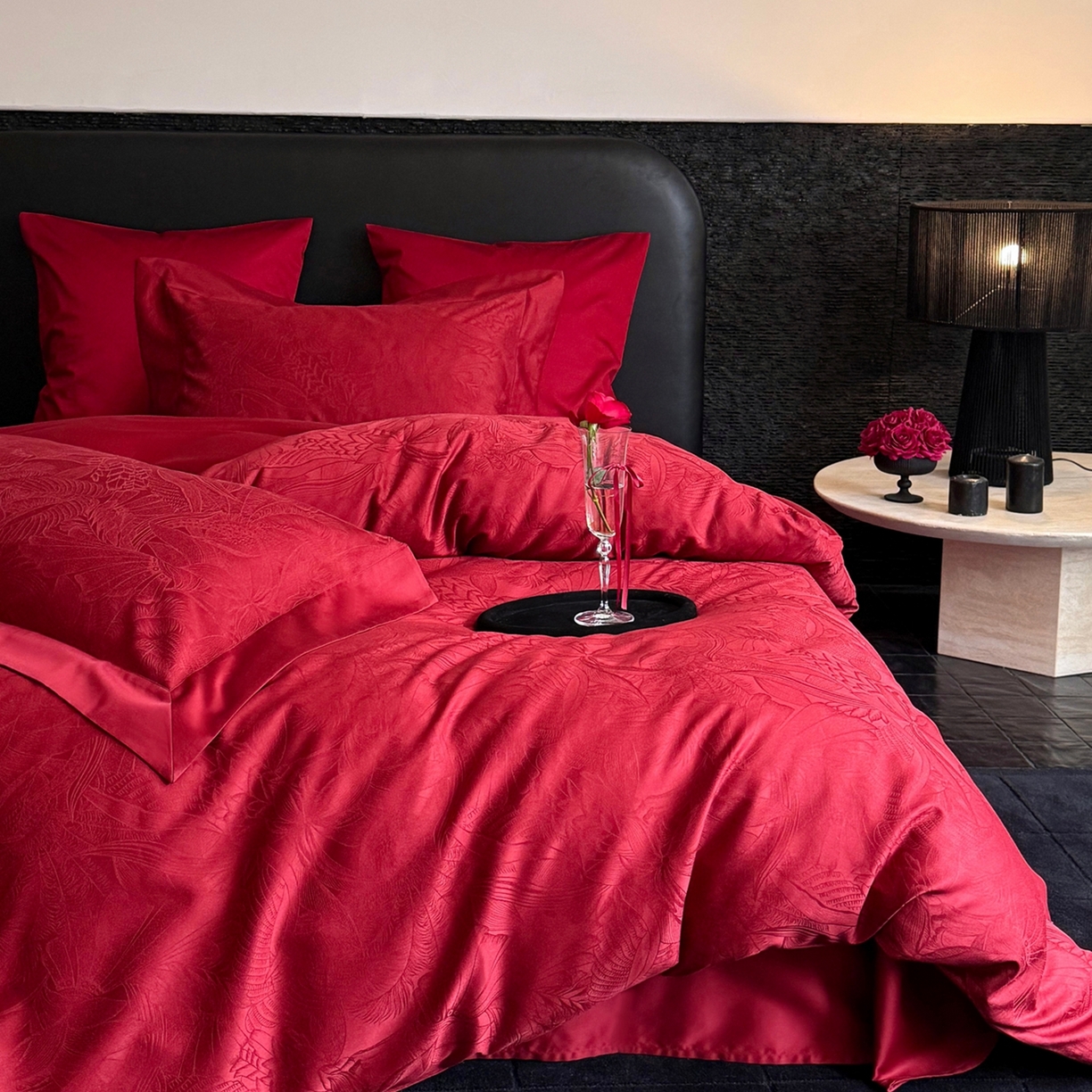 91家纺网 家纺一手货源 找家纺 （总）鹿班家居 2026春季新品100S长绒棉精美提花系列——栖木里（标准会员-20元）