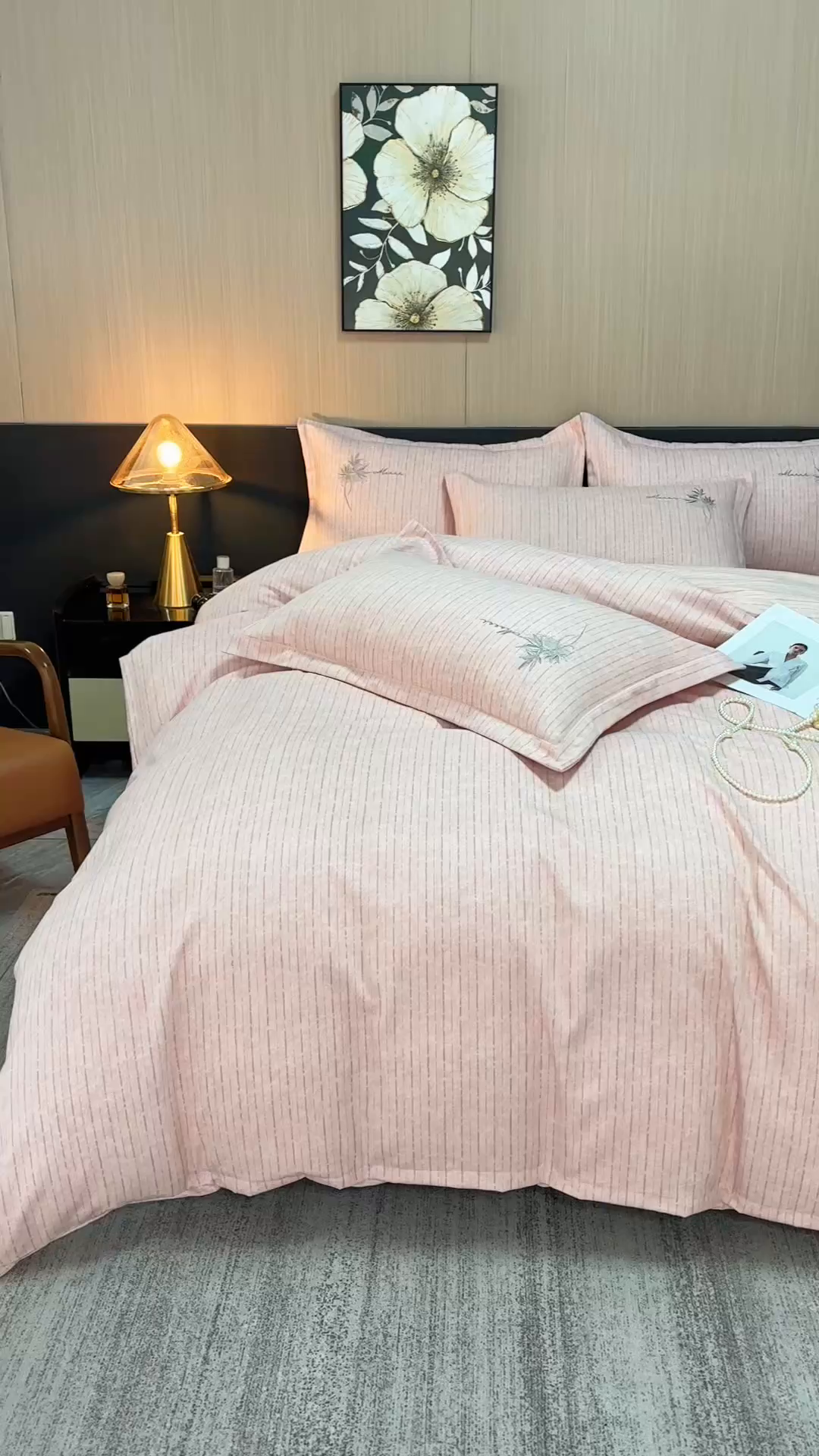 91家纺网 家纺一手货源 找家纺 （总）喜四方 2026年新款加厚全棉印花加绣花四件套