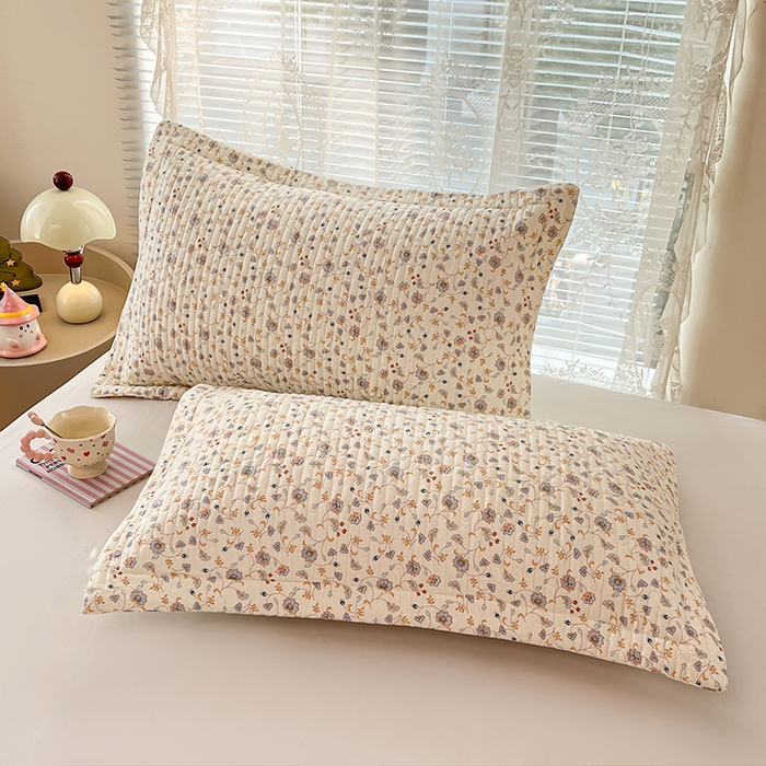 （总）梦舒羽 2025新款A类云朵棉夹棉枕套宿舍单人一只装枕芯内胆套-单人枕套