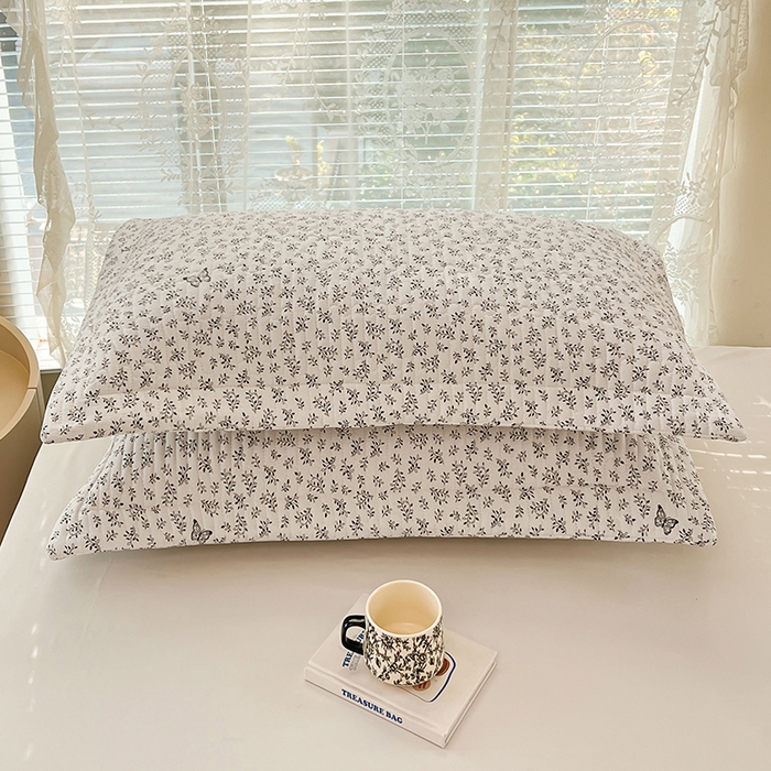 91家纺网 家纺一手货源 找家纺 （总）圣比熊 2025新款A类云朵棉夹棉枕套宿舍单人一只装枕芯内胆套-单人枕套