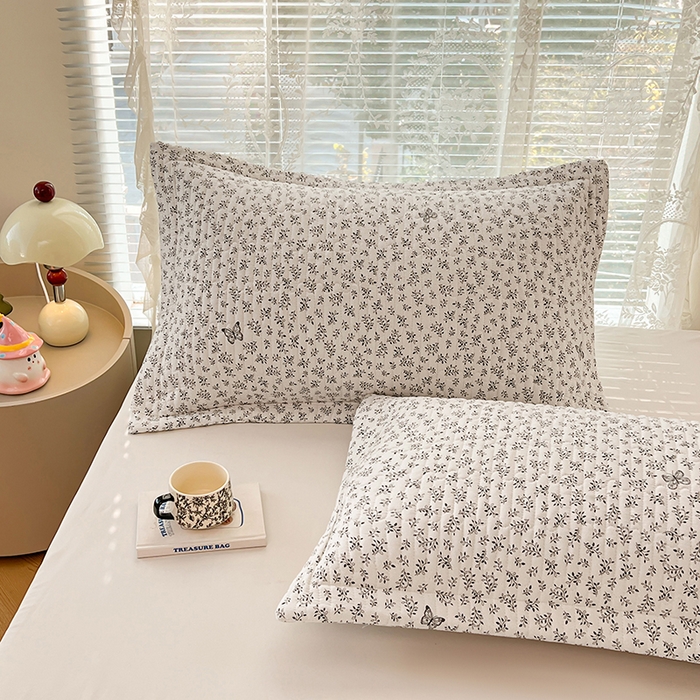 91家纺网 家纺一手货源 找家纺 （总）圣比熊 2025新款A类云朵棉夹棉枕套宿舍单人一只装枕芯内胆套-单人枕套