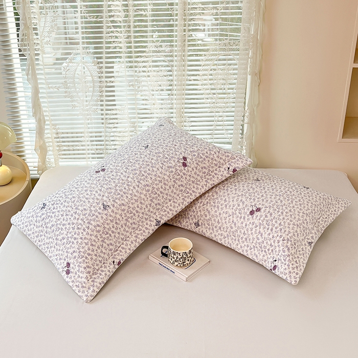 91家纺网 家纺一手货源 找家纺 圣比熊 2025新款A类云朵棉夹棉枕套宿舍单人一只装枕芯内胆套-单人枕套 蝴蝶梦境（压线夹棉）