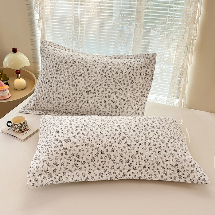 （总）圣比熊 2025新款A类云朵棉夹棉枕套宿舍单人一只装枕芯内胆套-单人枕套