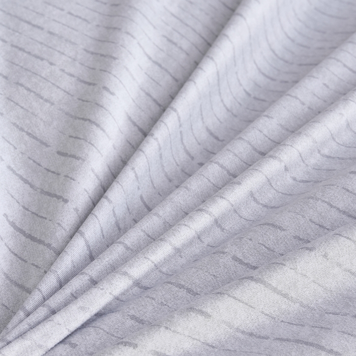 91家纺网 家纺一手货源 找家纺 喜四方 2026年新款加厚全棉印花加绣花四件套 兰亭序-灰