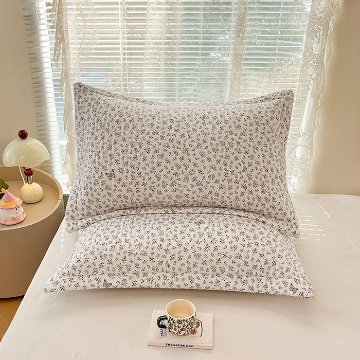 91家纺网 家纺一手货源 找家纺 （总）圣比熊 2025新款A类云朵棉夹棉枕套宿舍单人一只装枕芯内胆套-单人枕套