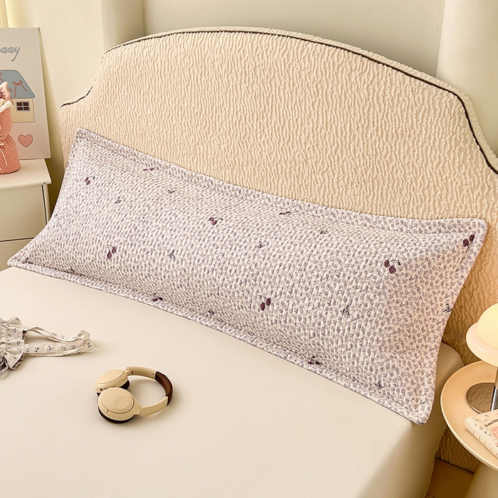 91家纺网 家纺一手货源 找家纺 梦舒羽 2025新款A类云朵棉夹棉枕套宿舍情侣双人加长枕芯内胆套 蝴蝶梦境（压线夹棉）