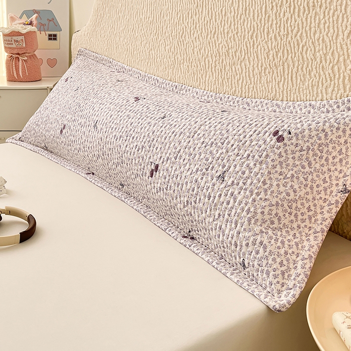 91家纺网 家纺一手货源 找家纺 梦舒羽 2025新款A类云朵棉夹棉枕套宿舍情侣双人加长枕芯内胆套 蝴蝶梦境（压线夹棉）