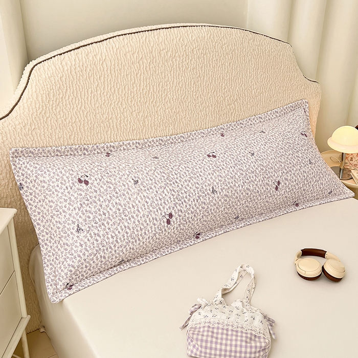 91家纺网 家纺一手货源 找家纺 梦舒羽 2025新款A类云朵棉夹棉枕套宿舍情侣双人加长枕芯内胆套 蝴蝶梦境（压线夹棉）