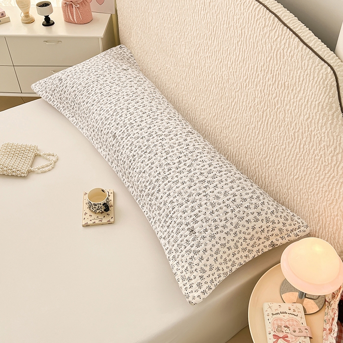 91家纺网 家纺一手货源 找家纺 （总）圣比熊 2025新款A类云朵棉夹棉枕套宿舍单人一只装枕芯内胆套-双人枕套