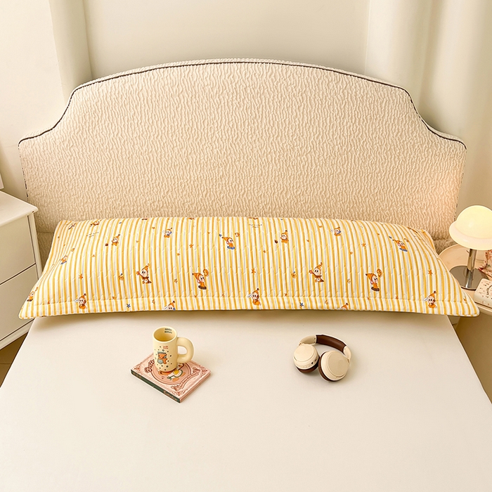 91家纺网 家纺一手货源 找家纺 梦舒羽 2025新款A类云朵棉夹棉枕套宿舍情侣双人加长枕芯内胆套 小星愿（压线夹棉）