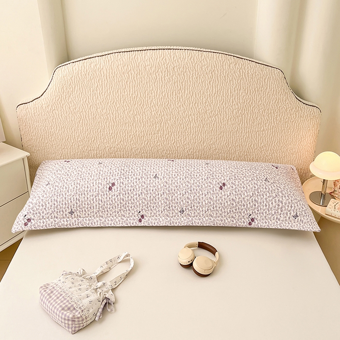 91家纺网 家纺一手货源 找家纺 圣比熊 2025新款A类云朵棉夹棉枕套宿舍单人一只装枕芯内胆套-双人枕套 蝴蝶梦境（压线夹棉）