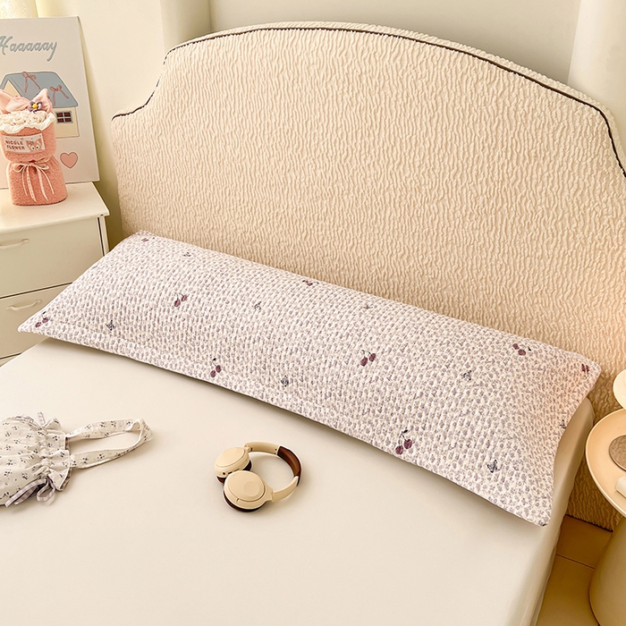 91家纺网 家纺一手货源 找家纺 圣比熊 2025新款A类云朵棉夹棉枕套宿舍单人一只装枕芯内胆套-双人枕套 蝴蝶梦境（压线夹棉）