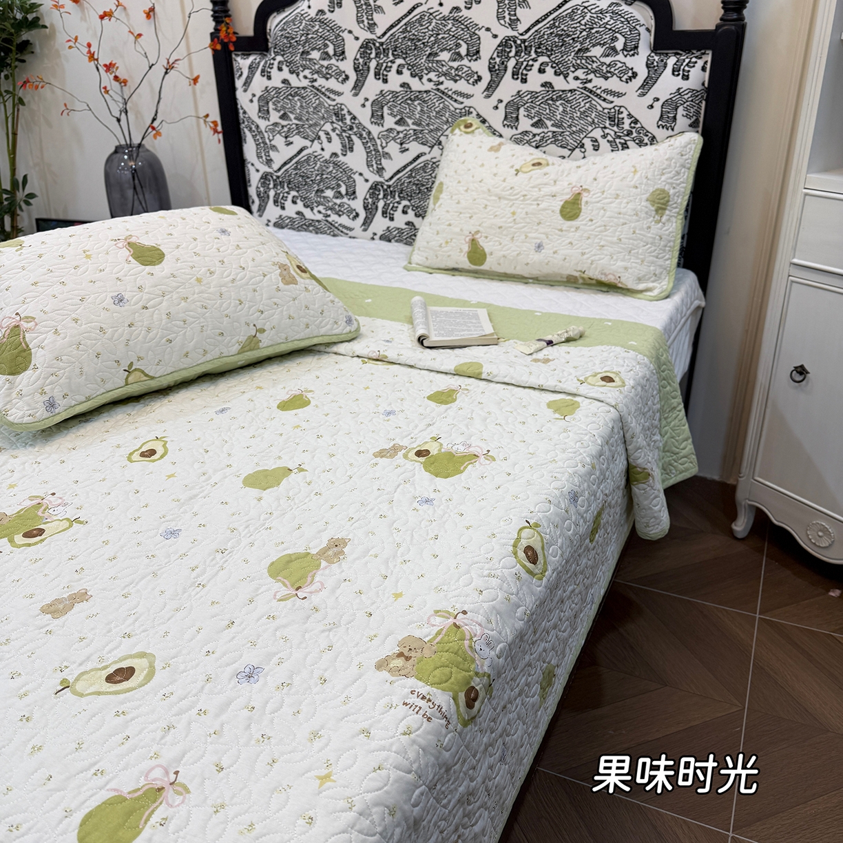 91家纺网 家纺一手货源 找家纺 （总）床盖工厂店 2025新款双面全棉小包边床盖三件套