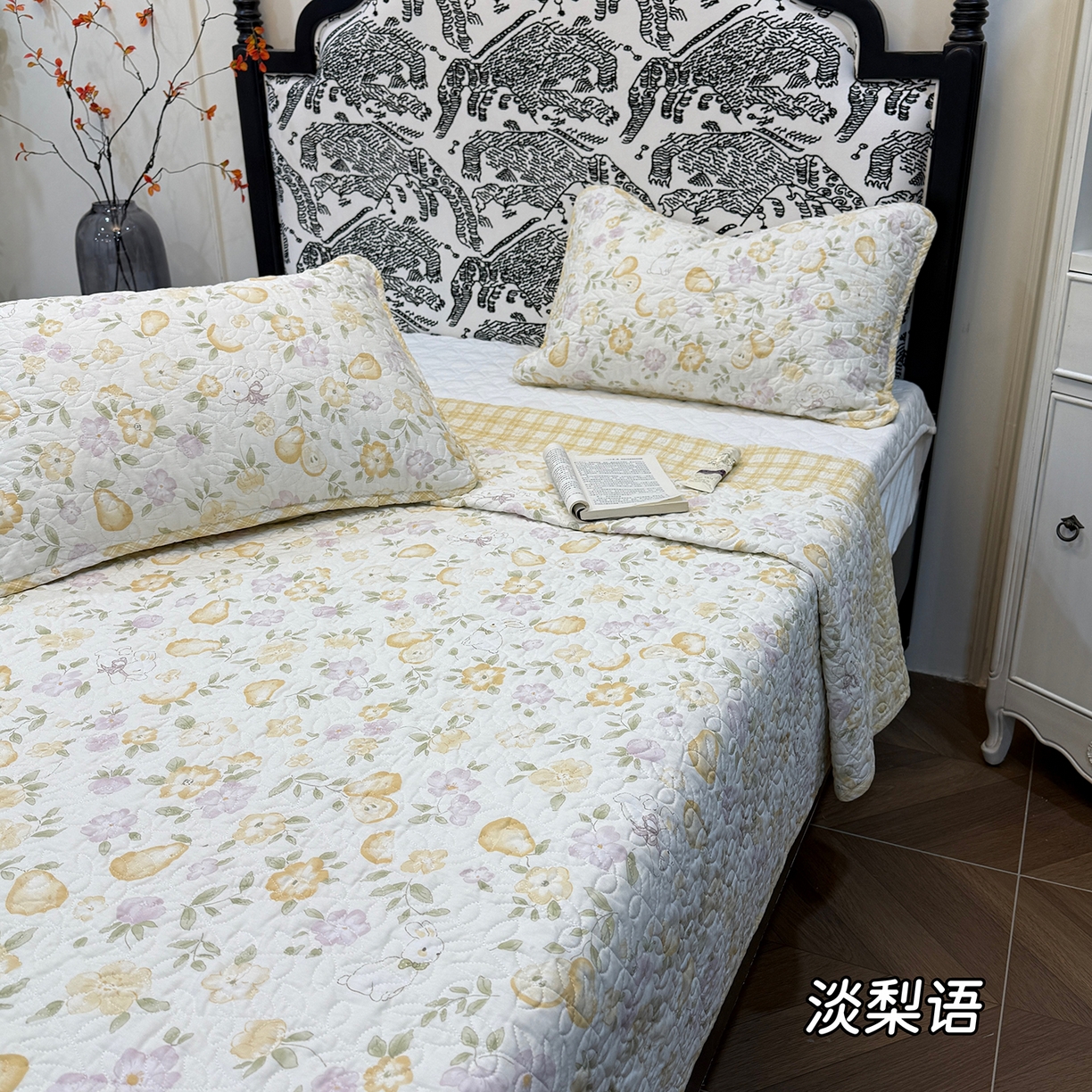 91家纺网 家纺一手货源 找家纺 （总）床盖工厂店 2025新款双面全棉小包边床盖三件套