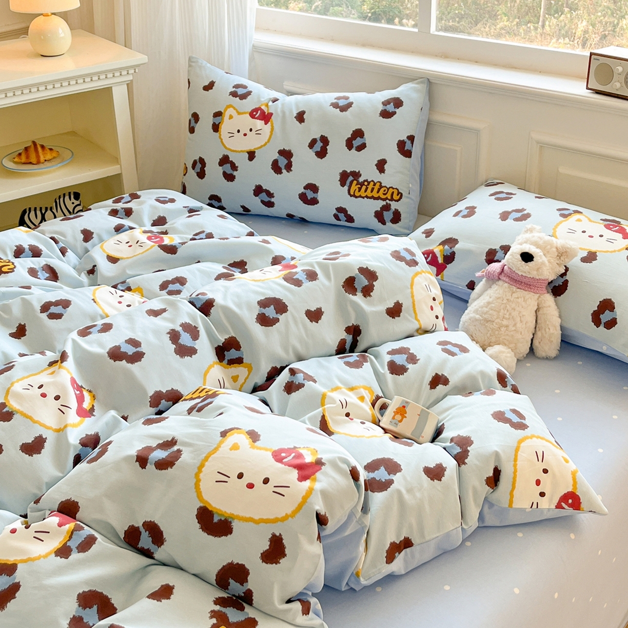 91家纺网 家纺一手货源 找家纺 （总）博雅 2026新款全棉纯棉卡通四件套