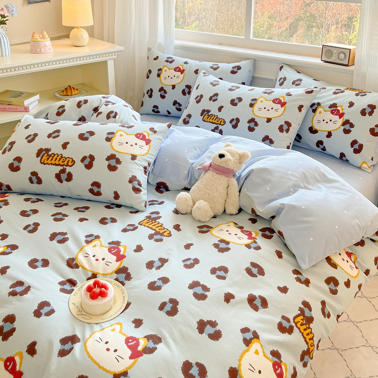 91家纺网 家纺一手货源 找家纺 （总）博雅 2026新款全棉纯棉卡通四件套