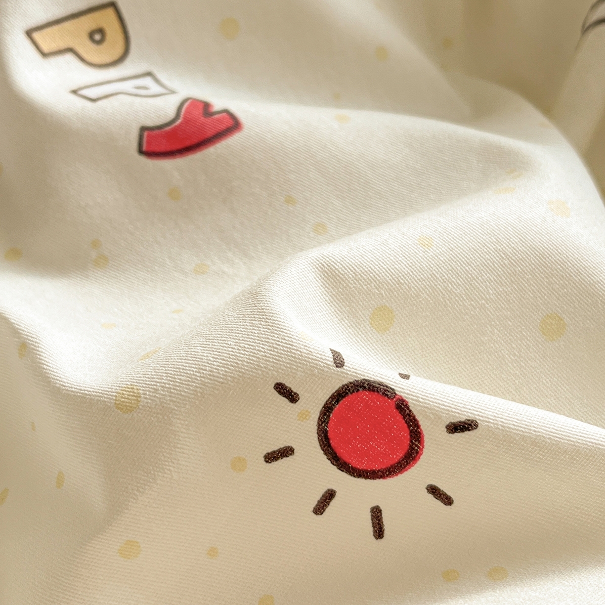 91家纺网 家纺一手货源 找家纺 博雅 2026新款全棉纯棉卡通四件套 快乐汪星人