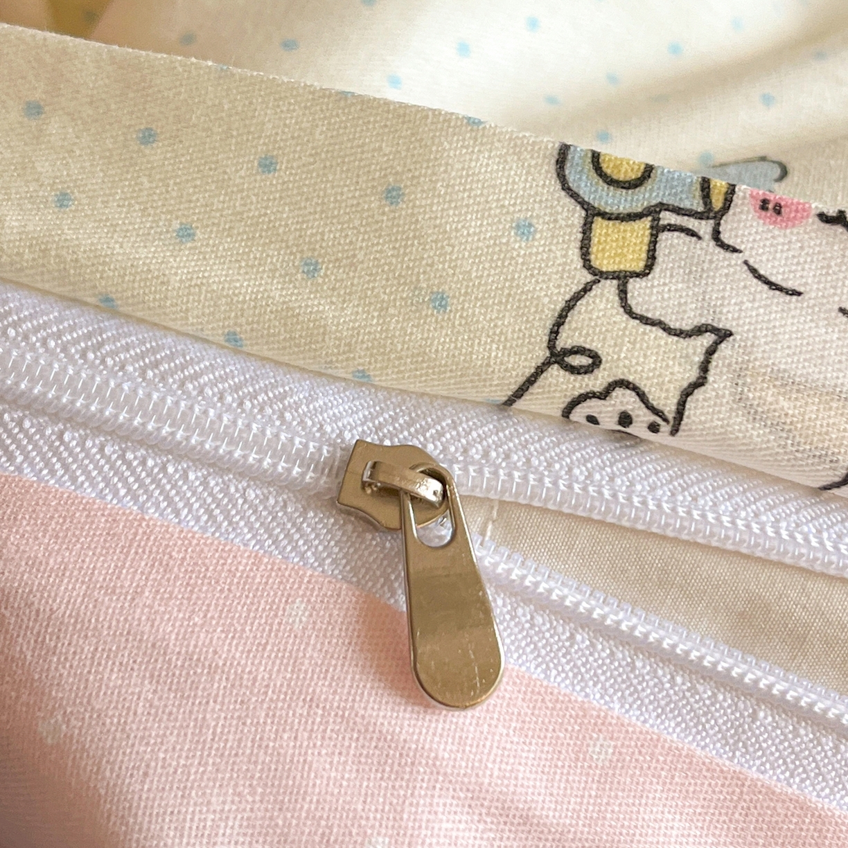 91家纺网 家纺一手货源 找家纺 博雅 2026新款全棉纯棉卡通四件套 萌宠日记