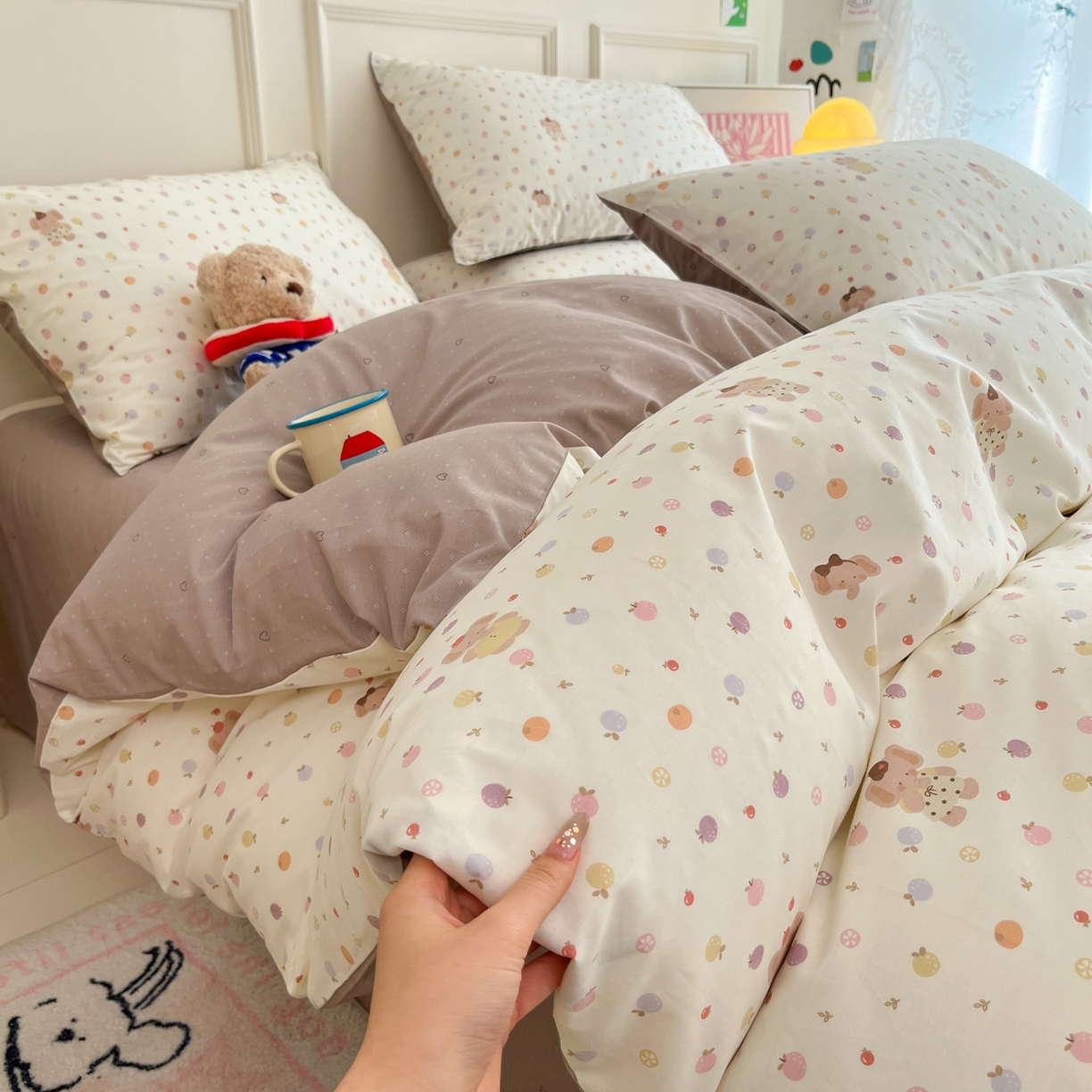 91家纺网 家纺一手货源 找家纺 （总）西引力 2026新款40S全棉斜纹印花四件套