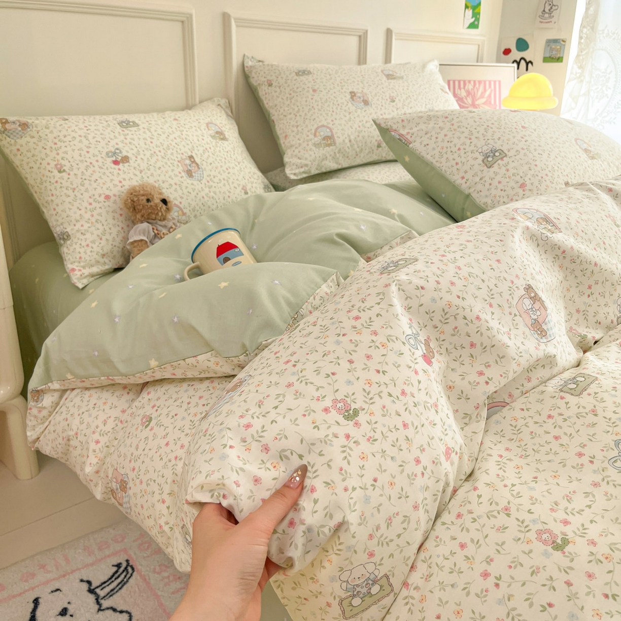 91家纺网 家纺一手货源 找家纺 （总）西引力 2026新款40S全棉斜纹印花四件套