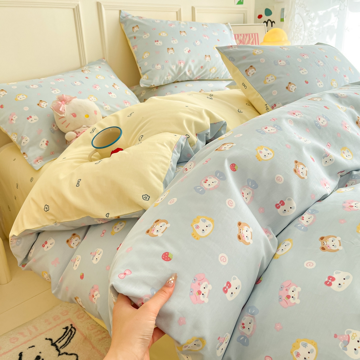 91家纺网 家纺一手货源 找家纺 （总）西引力 2026新款40S全棉斜纹印花四件套