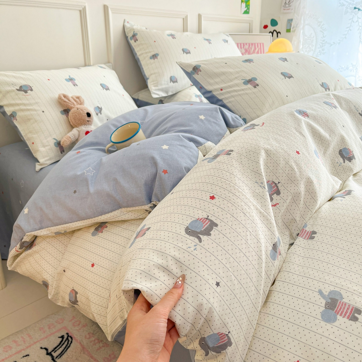 91家纺网 家纺一手货源 找家纺 （总）西引力 2026新款40S全棉斜纹印花四件套