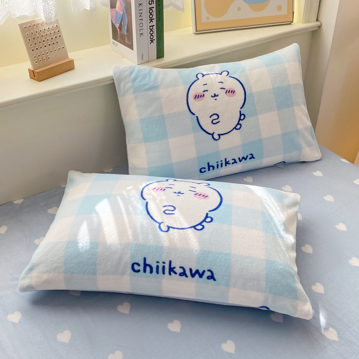 91家纺网 家纺一手货源 找家纺 博雅 2026新款卡哇正版授权高克重牛奶绒四件套 绒蓝格吉伊卡哇