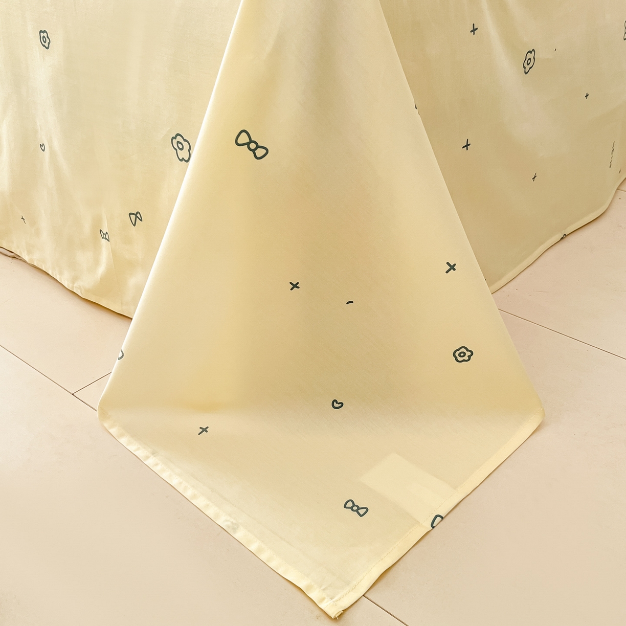 91家纺网 家纺一手货源 找家纺 西引力 2026新款40S全棉斜纹印花四件套 告白兔