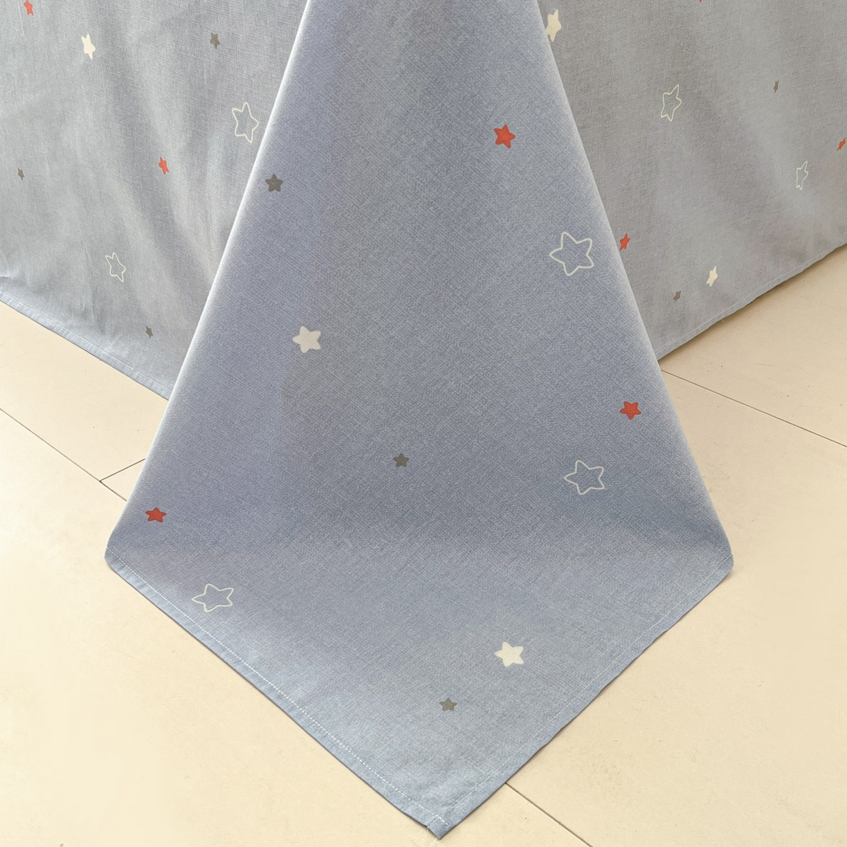 91家纺网 家纺一手货源 找家纺 西引力 2026新款40S全棉斜纹印花四件套 跳跳象