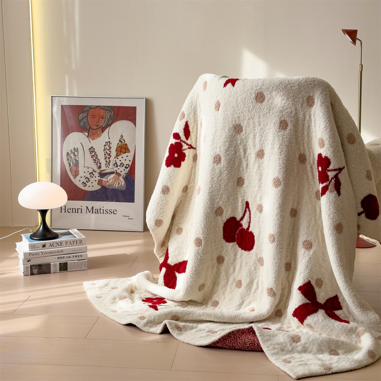 91家纺网 家纺一手货源 找家纺 兄弟坊 2026新款A类大阪半边绒糯叽叽毛毯 盖毯 午睡毯 夏被毯 披肩毯 糯叽叽半边绒-蝴蝶结