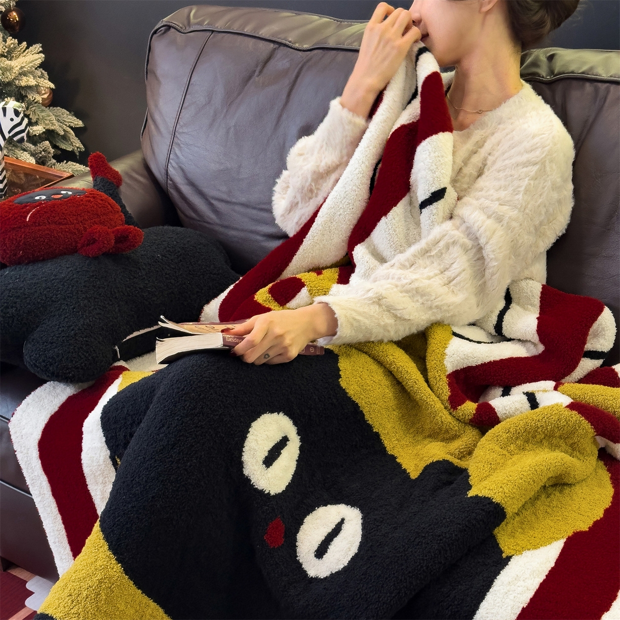 91家纺网 家纺一手货源 找家纺 （总）兄弟坊 2026新款A类大阪半边绒糯叽叽毛毯 盖毯 午睡毯 夏被毯 披肩毯