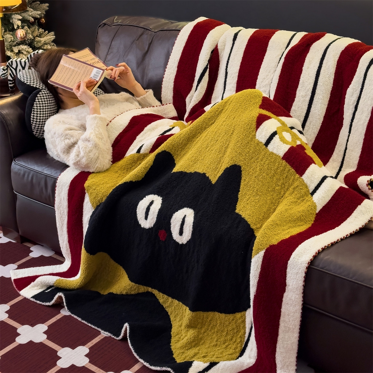 91家纺网 家纺一手货源 找家纺 （总）兄弟坊 2026新款A类大阪半边绒糯叽叽毛毯 盖毯 午睡毯 夏被毯 披肩毯