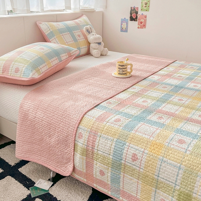 91家纺网 家纺一手货源 找家纺 （总）茉夕家纺 2026新款春季纯棉棉花印花单品床盖单件床盖