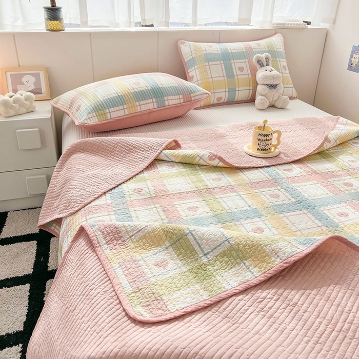 91家纺网 家纺一手货源 找家纺 （总）茉夕家纺 2026新款春季纯棉棉花印花单品床盖单件床盖